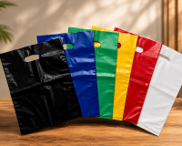 Colourful Die-Cut Shopping Bags (1)